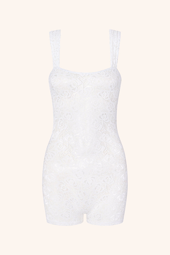 Mon Cheri XS / White Romper White