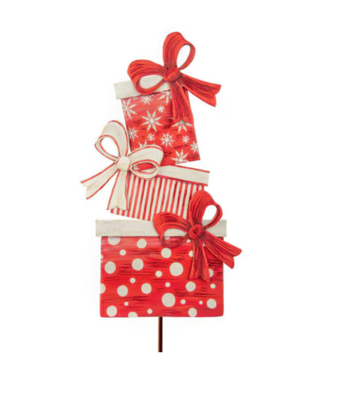 Round Top Classic Red & White Gift Topiary