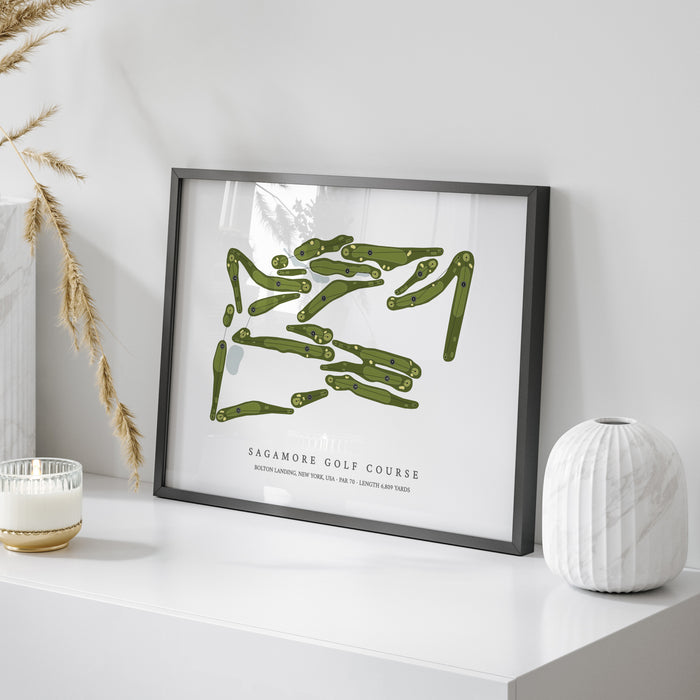 Sagamore Golf Course | Golf Course Map | On Table