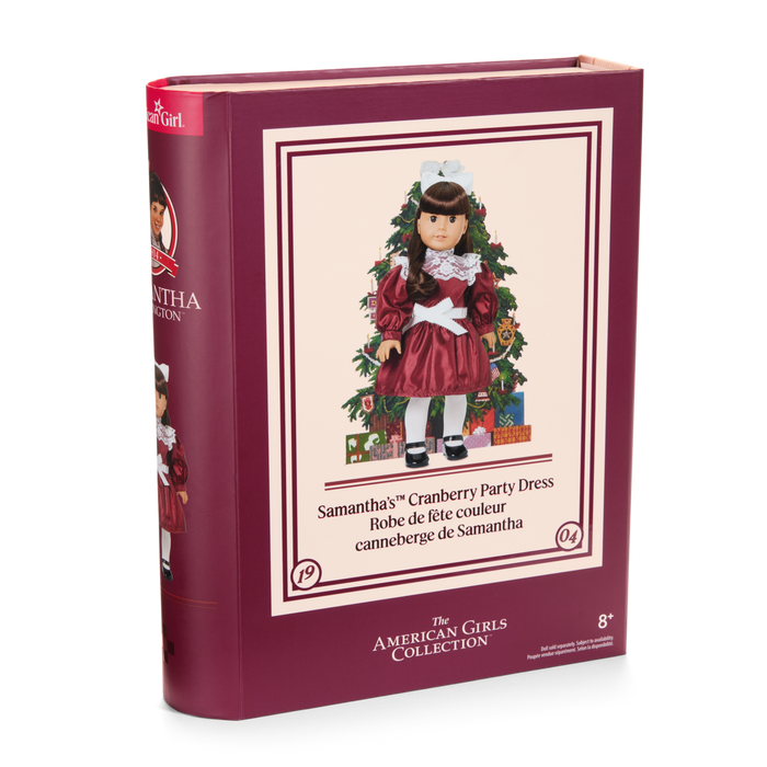 Samantha’s™ Cranberry Party Dress for 18-inch Dolls (Historical Characters)