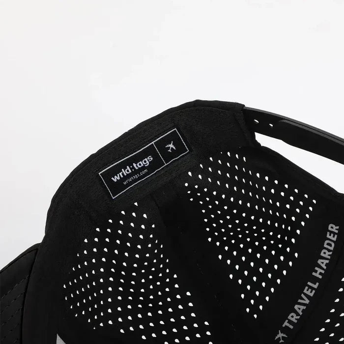 San Diego Revolve II Performance Hat Black/White rope color Inner view