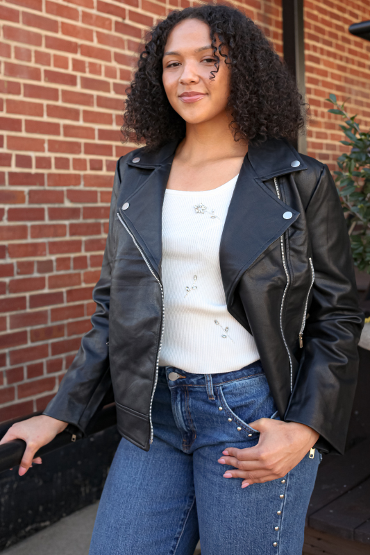 Sandra Moto Jacket -Black