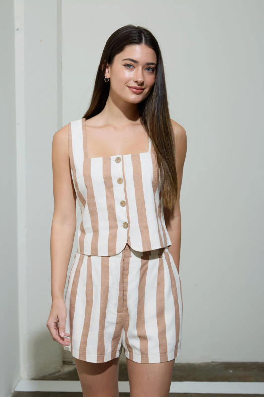 Sawyer Stripe Vest
