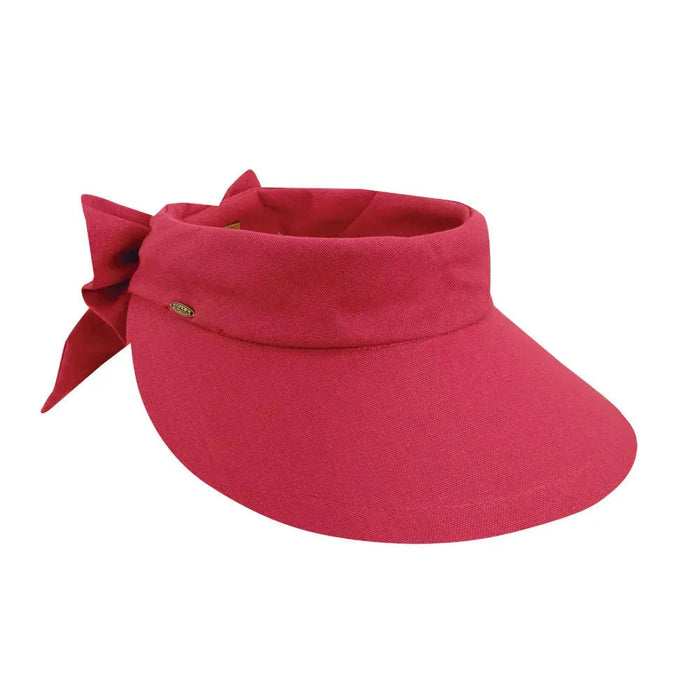 Scala Cotton Bow Visor - Womens Visor - Hatcountry