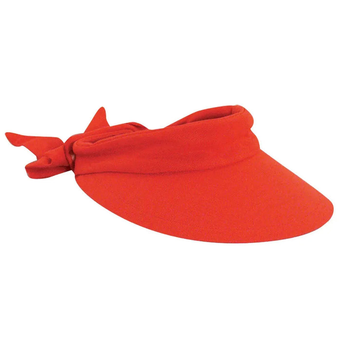 Scala Cotton Bow Visor - Womens Visor - Hatcountry