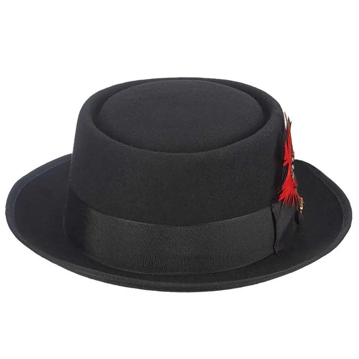 Scala Encore - Structured Wool Felt Pork Pie Hat - Hatcountry