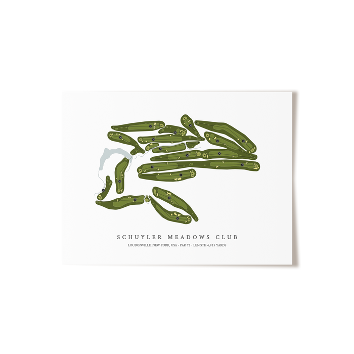 Schuyler Meadows Club | Golf Course Print | Unframed