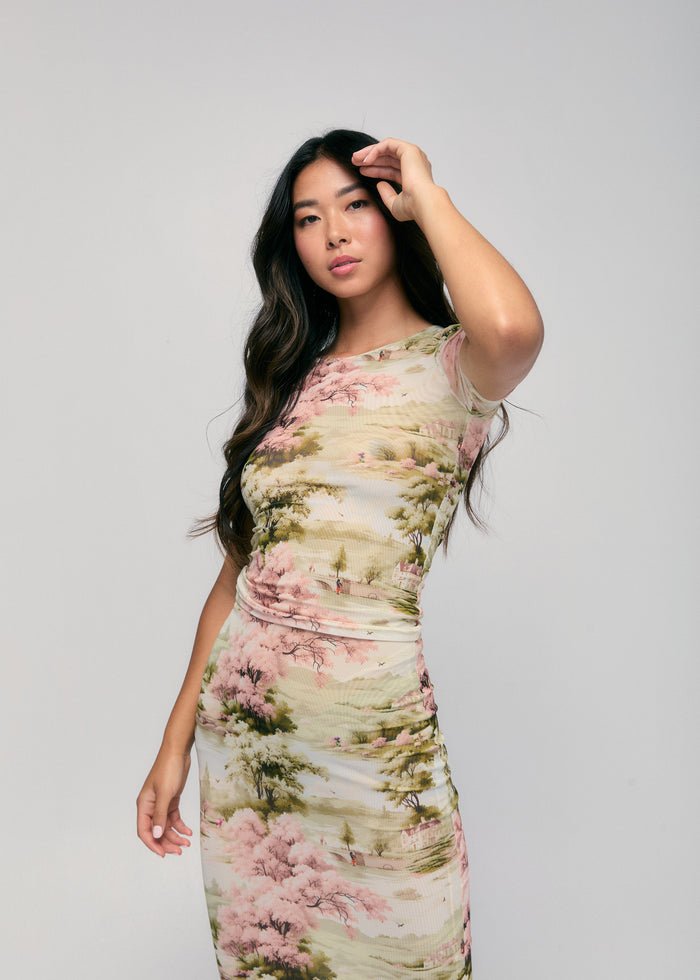 Scottish Toile Mesh Top