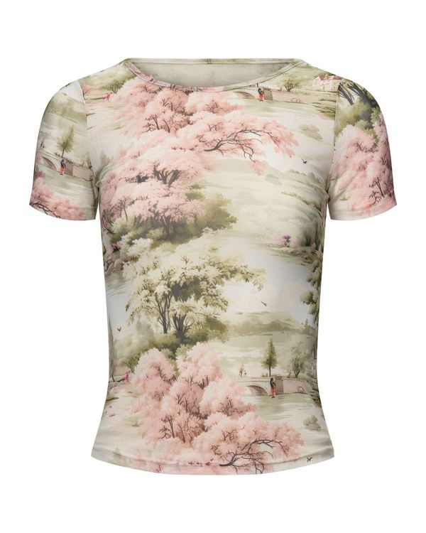 Scottish Toile Mesh Top