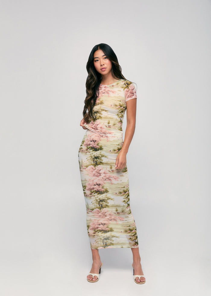 Scottish Toile Mesh Top
