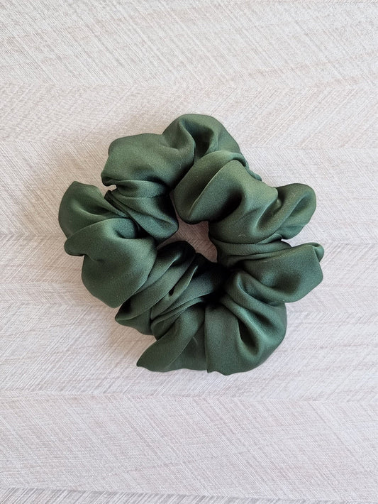 SCRUNCHIE, FOREST GREEN