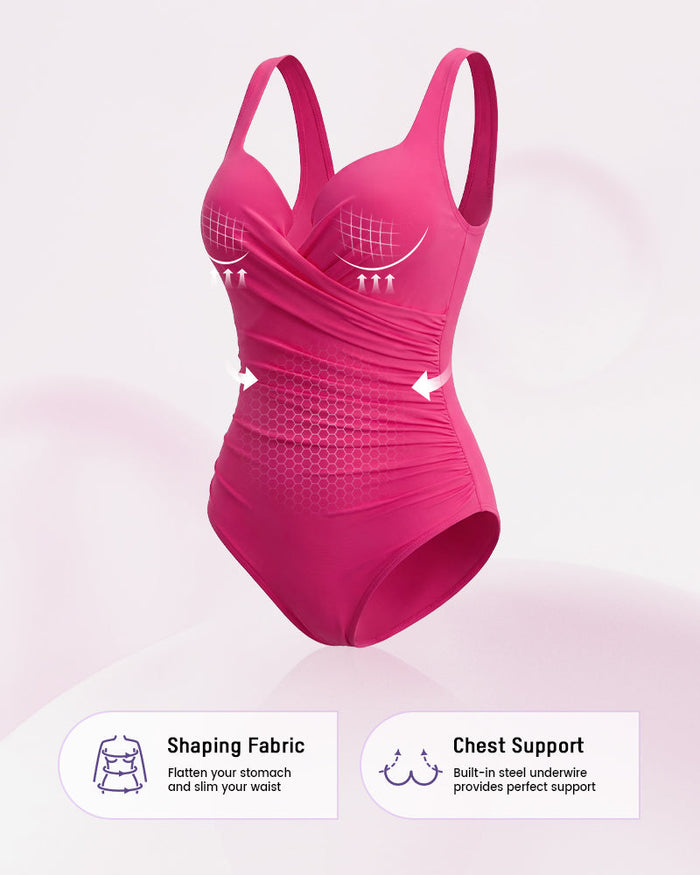 SculptSkin™ PlungeLift One-Piece Swimsuit