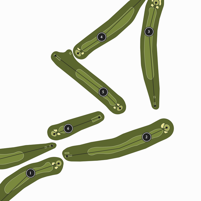 Seascape Golf Club | Golf Course Map | Close Up
