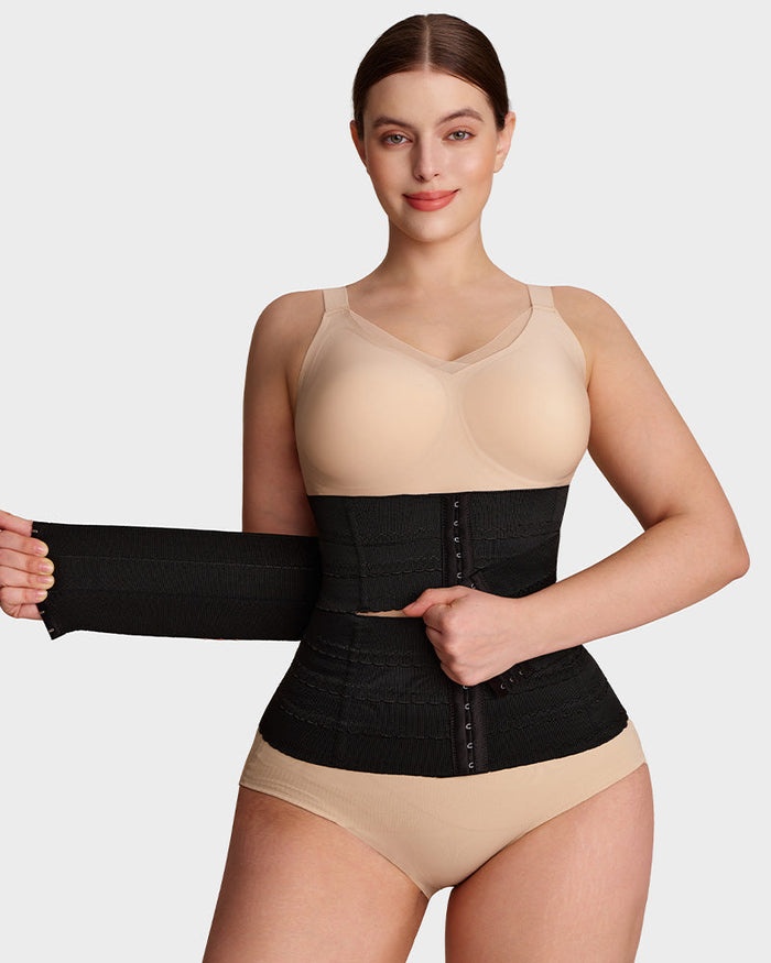 Segmented Waist Trainer Corset with Steel Bones