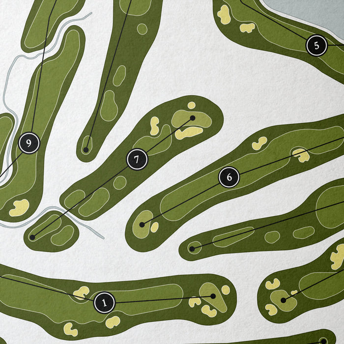 SentryWorld Golf Course | Golf Course Map | Close Up