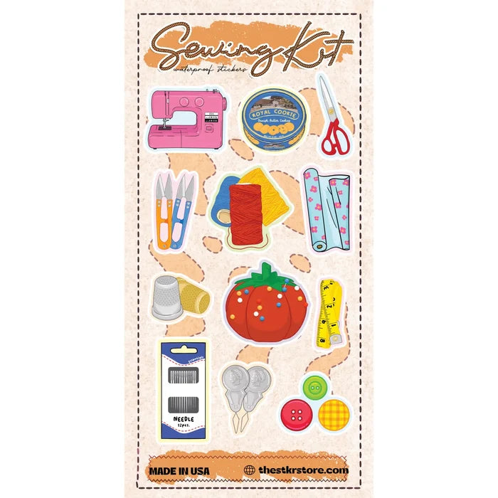 Sewing Kit Sticker Sheets