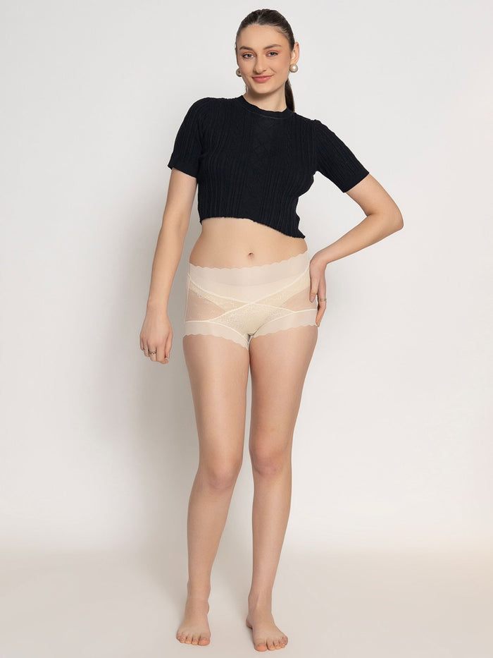 Sheer High-Rise  Hipster Panty- Pack of 3