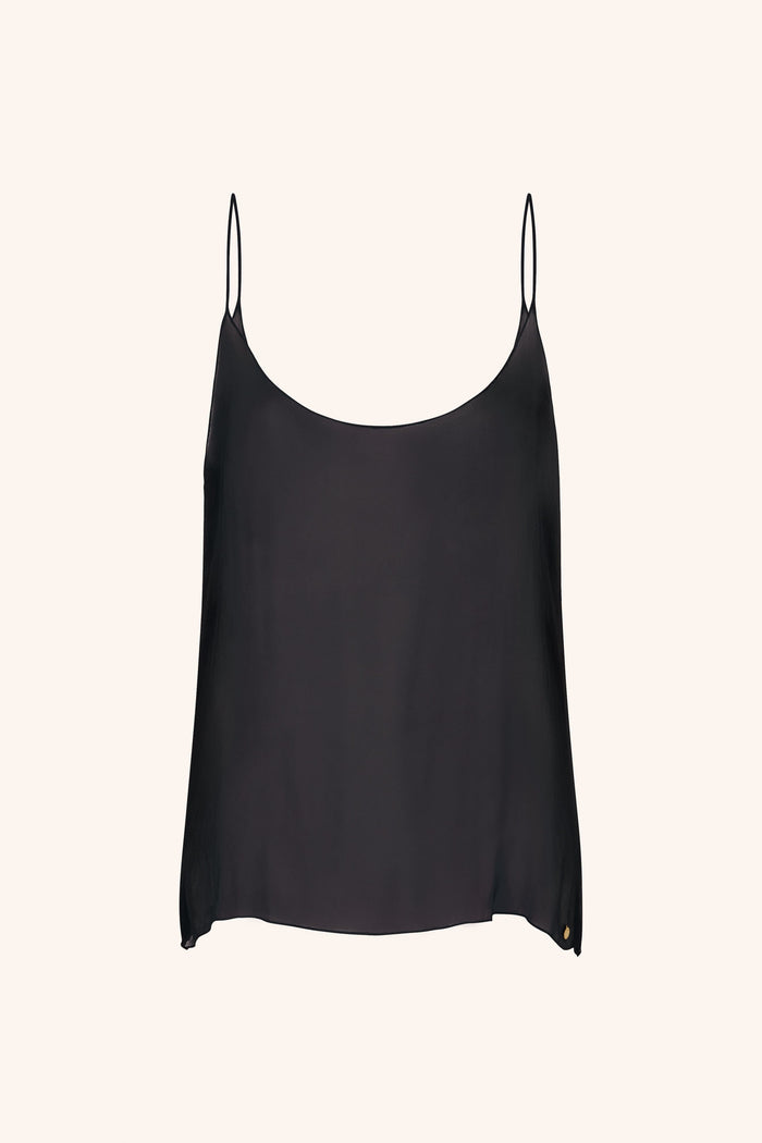 Coquette XS/S / Black Silk Caraco White