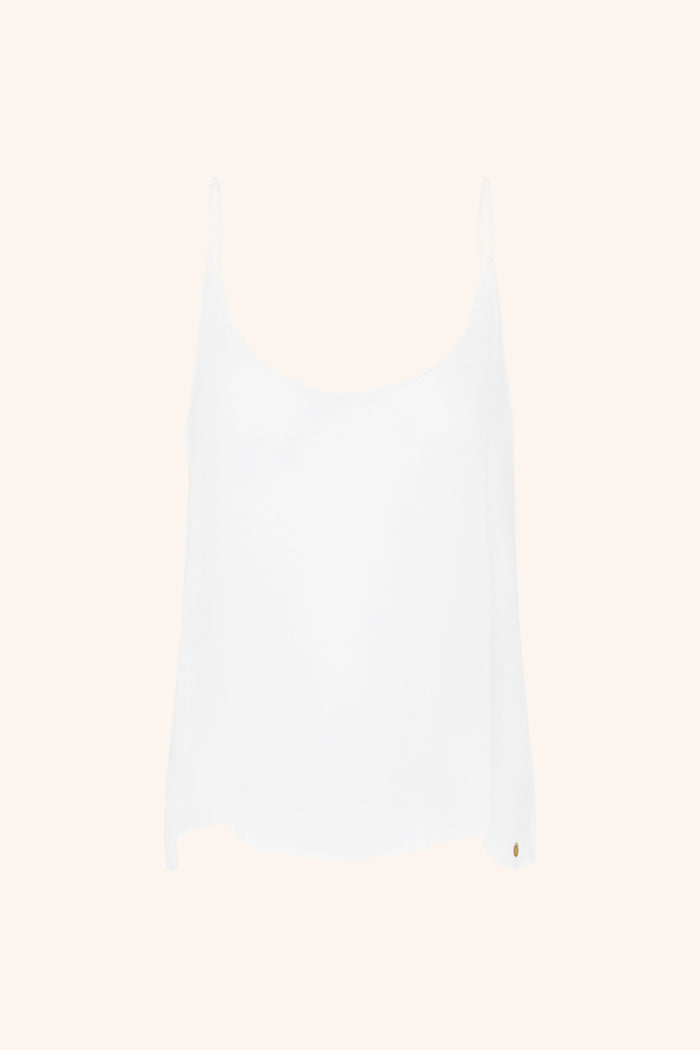 Coquette XS/S / White Silk Caraco White