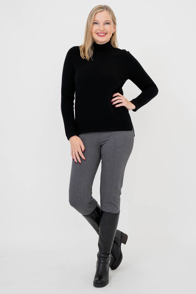 Simmon Cashmere Sweater in Black