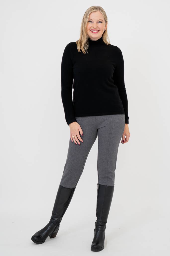Simmon Cashmere Sweater in Black