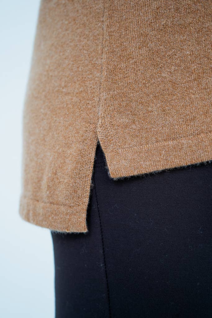 Simmon Cashmere Sweater in Coffee