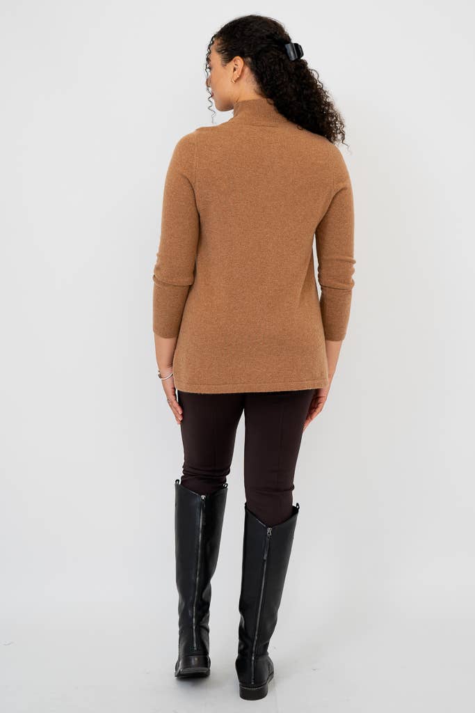 Simmon Cashmere Sweater in Coffee