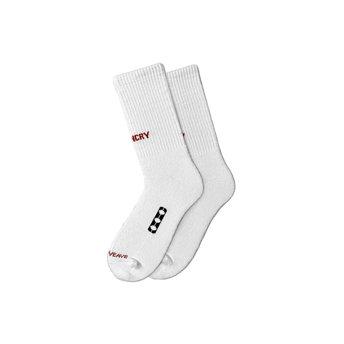 SNKR Socks 'AM White Bubble'