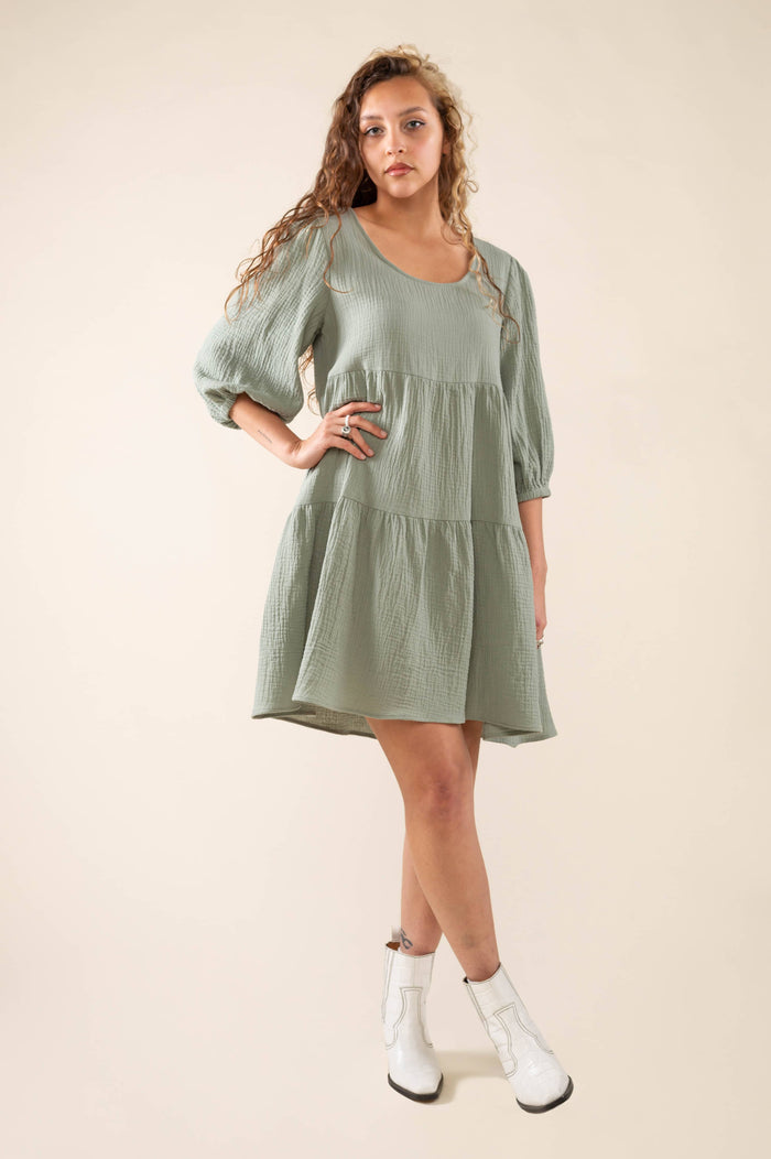 Sofie Dress in Sage