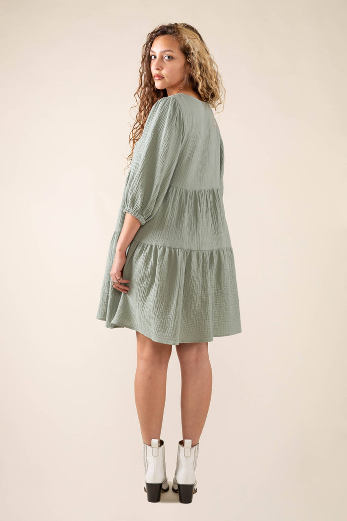 Sofie Dress in Sage