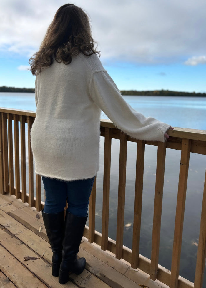 Sparrow Pullover Sweater in Ivory