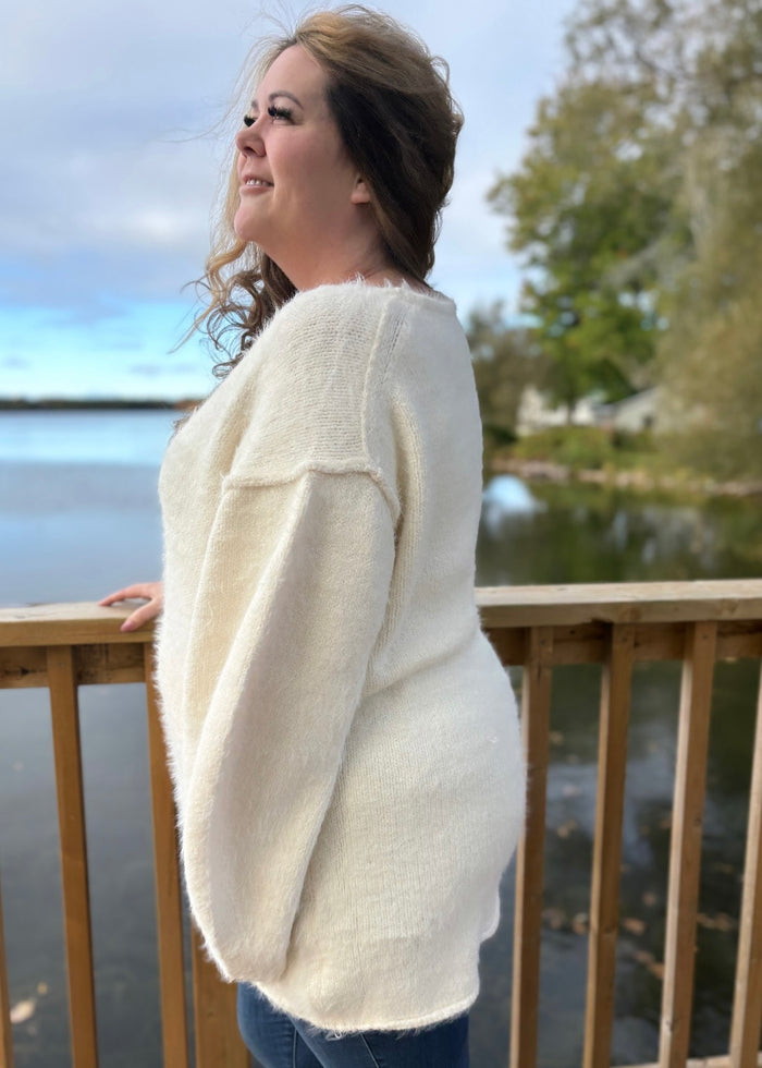 Sparrow Pullover Sweater in Ivory