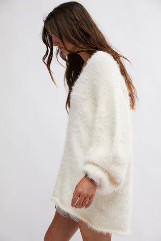 Sparrow Pullover Sweater in Ivory