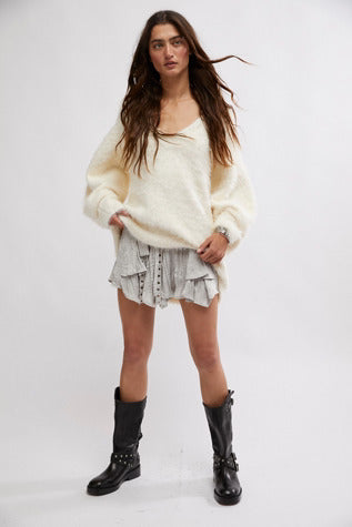 Sparrow Pullover Sweater in Ivory