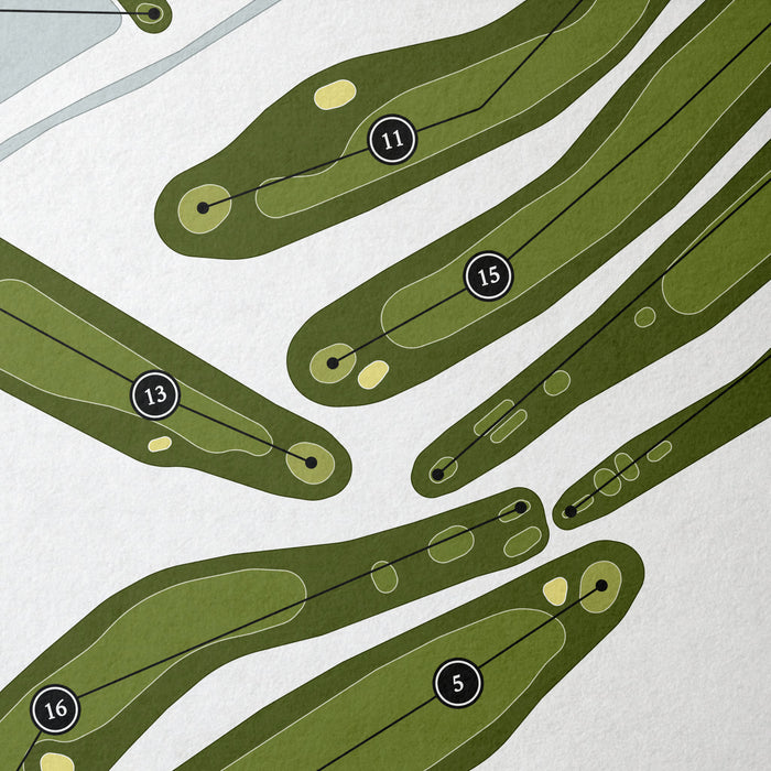 Spring Hills Golf Club | Golf Course Map | Close+Up