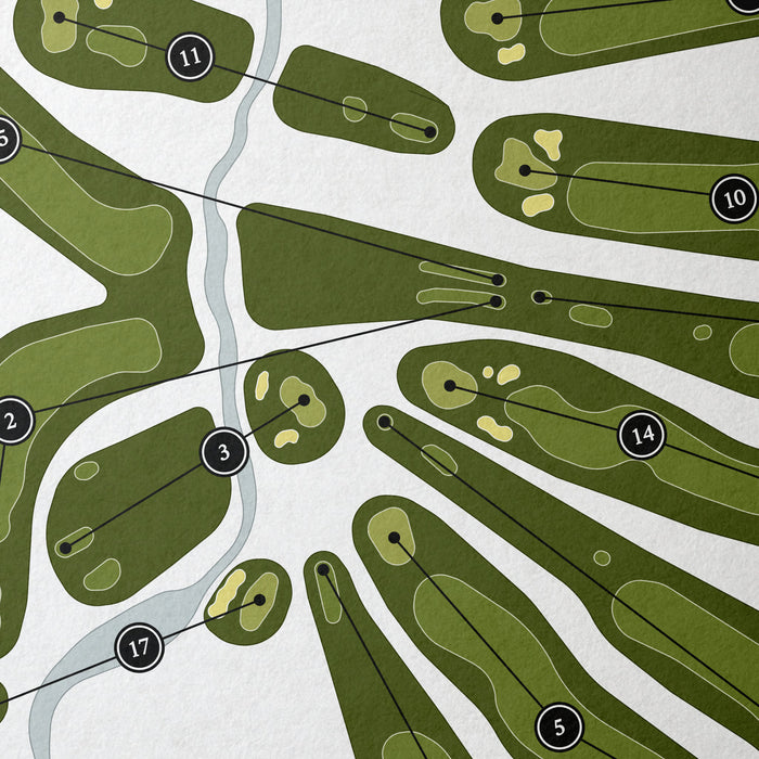 Spring Valley Golf Course | Golf Course Map | Close+Up