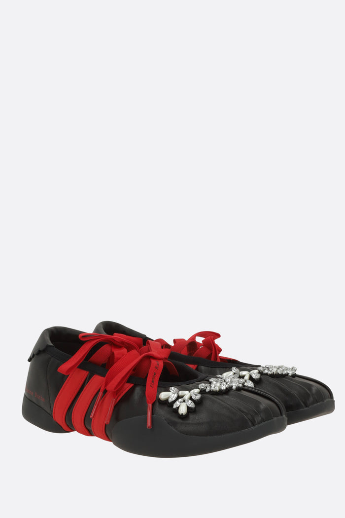 SR Taekwondo sneaker ballerinas in smooth leather