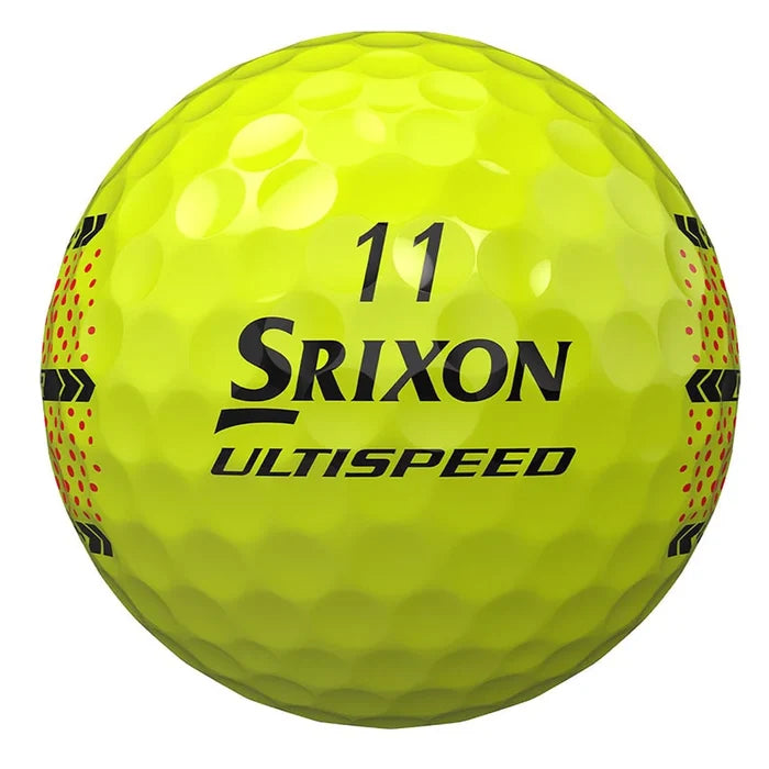 Srixon Q-star Ultispeed Golf Balls Trackline Yellow Color