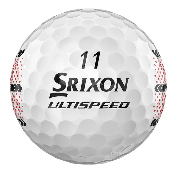 Srixon Q-star Ultispeed Golf Balls Trackline White Color
