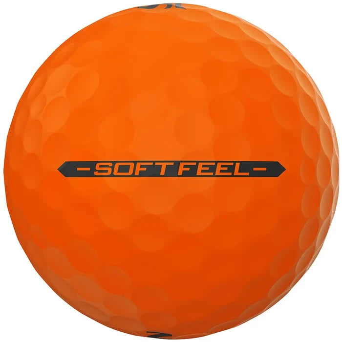 Srixon Soft Feel Brite Golf Balls Orange Color