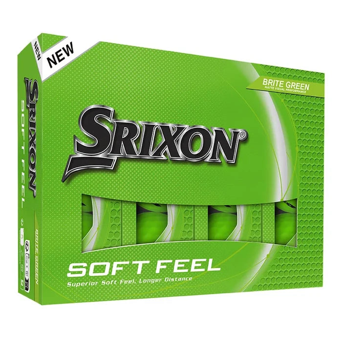 Srixon Soft Feel Brite Golf Balls Green Color