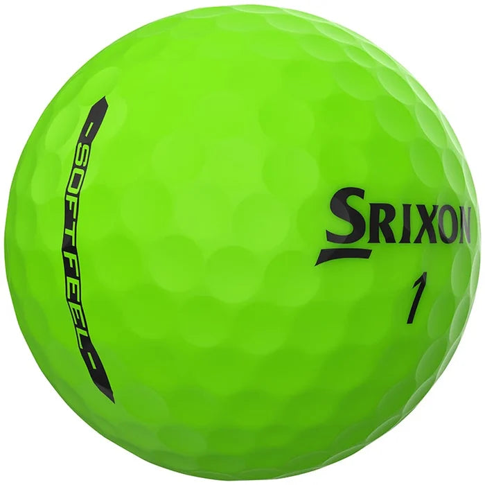 Srixon Soft Feel Brite Golf Balls Green Color