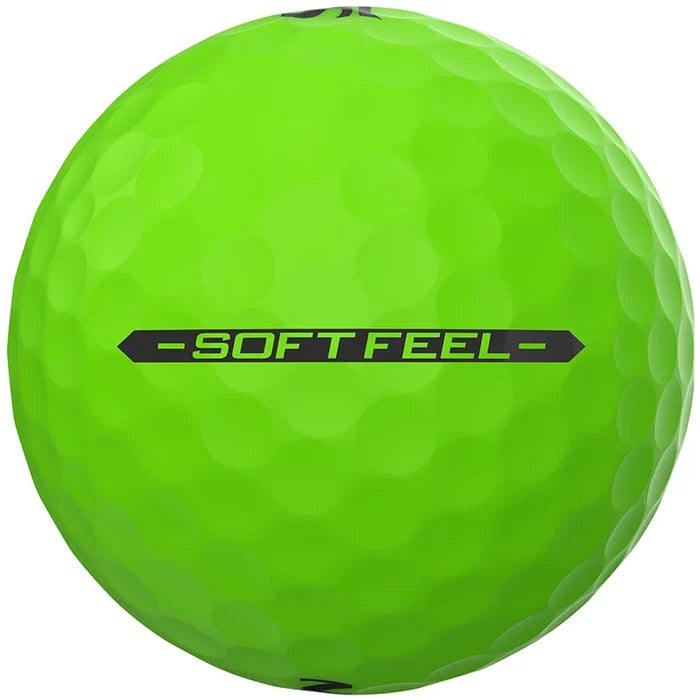 Srixon Soft Feel Brite Golf Balls Green Color