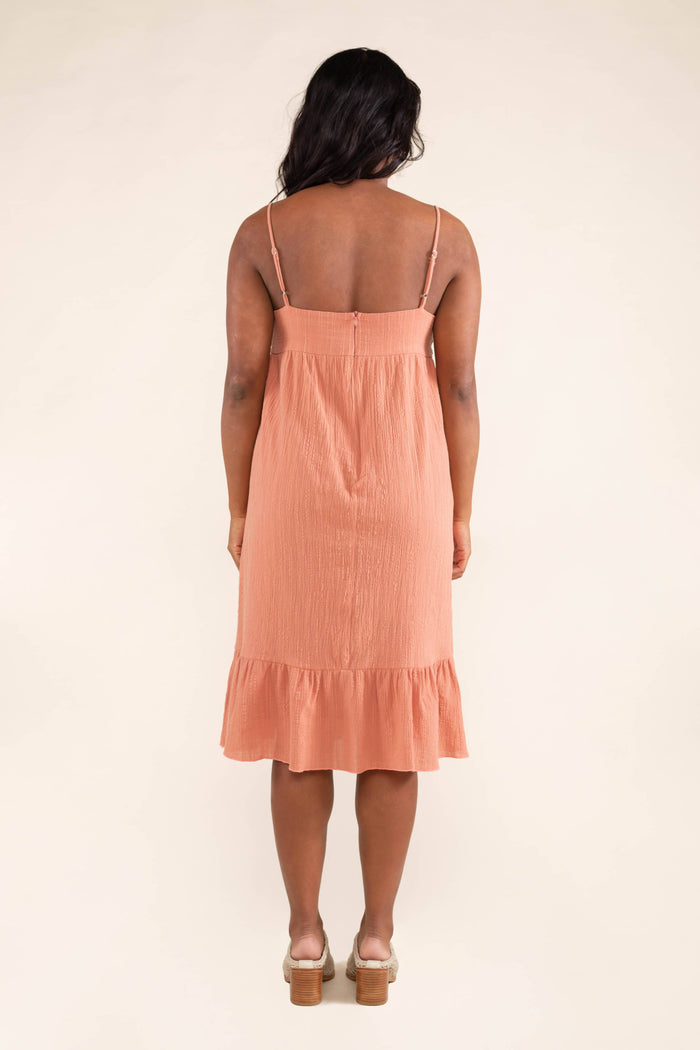 Stella Dress in Brick