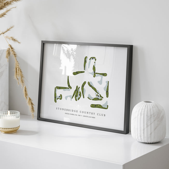 Stonebridge Country Club | Golf Course Map | On Table