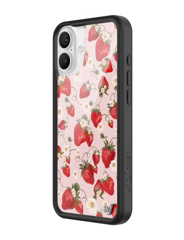 Wildflower Strawberry Fields iPhone 16 Plus Case