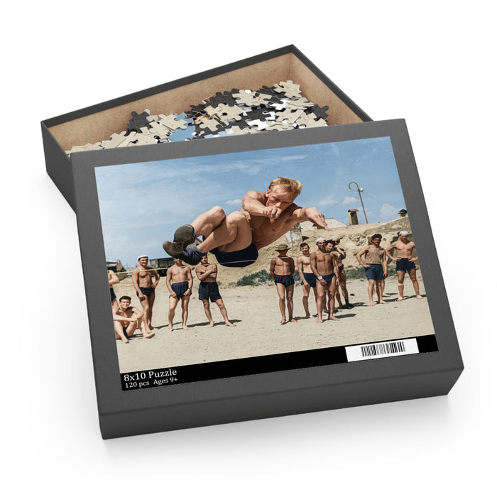 Historical athletic portrait jigsaw puzzle from Walt and Pete collection
