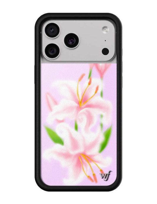 Wildflower iPhone case 17 Pro Max Sweet Lily Lilac Cute