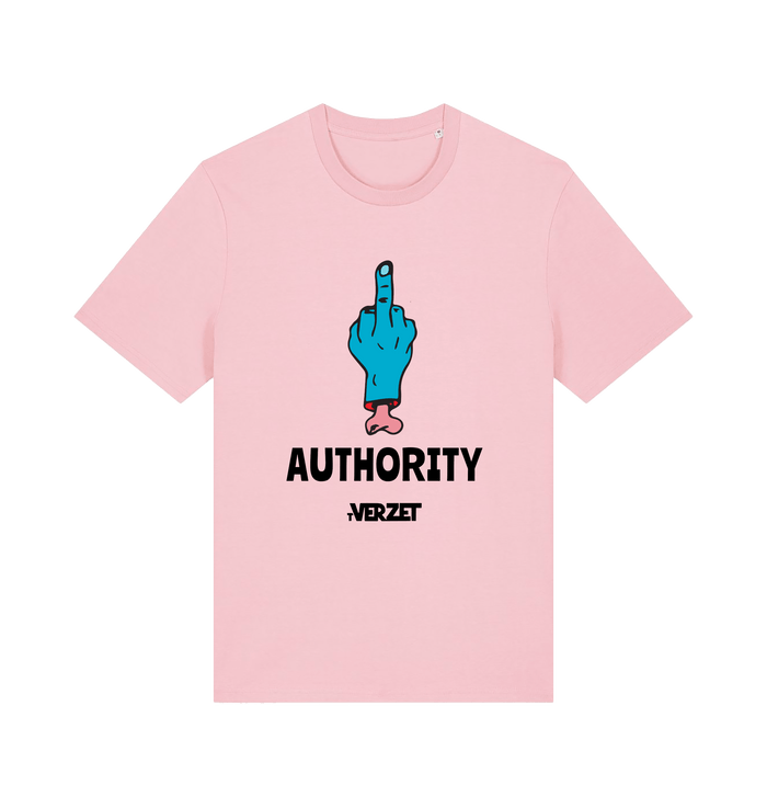 Cotton Pink Printed T-shirt Front
