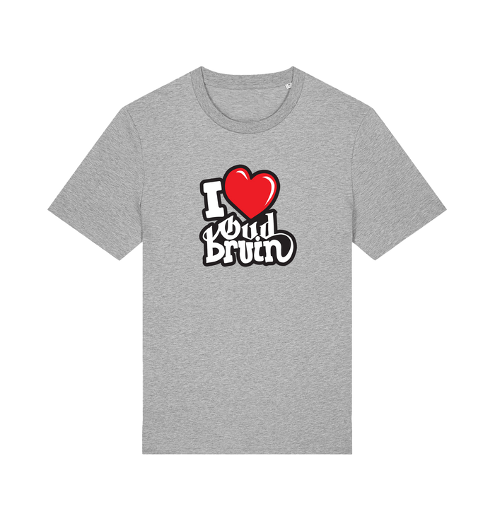 Heather Grey Printed T-shirt Front